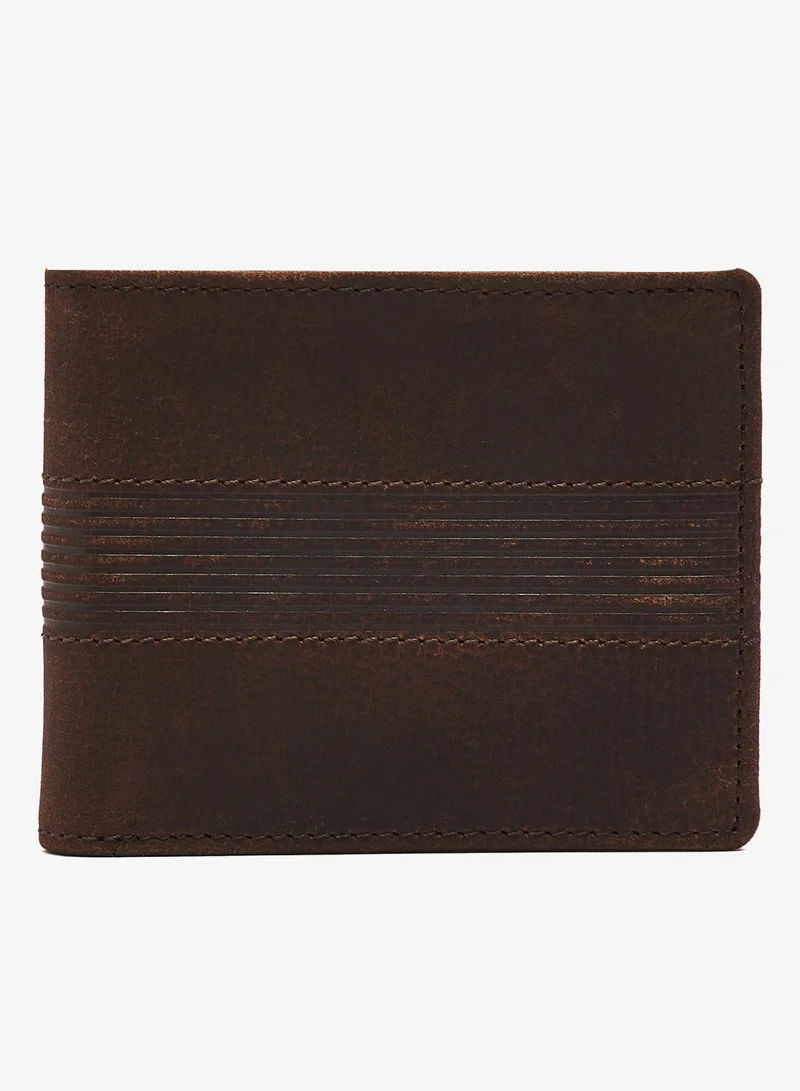 روبرت وود محفظة ثنائية الطي بنقوش